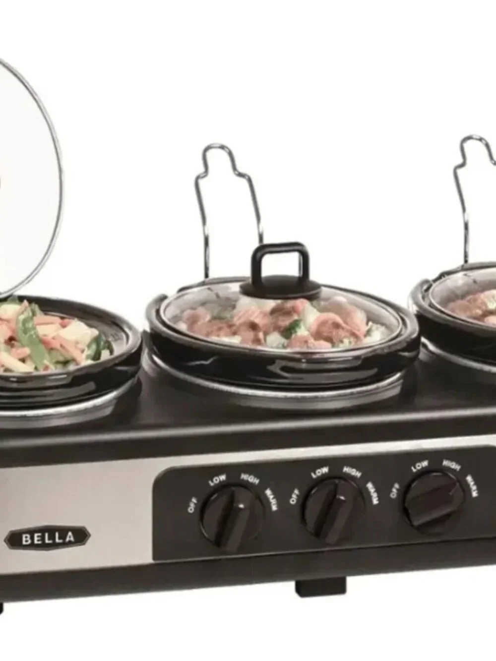 3 X 1.5QT Triple Slow Cooker and Server